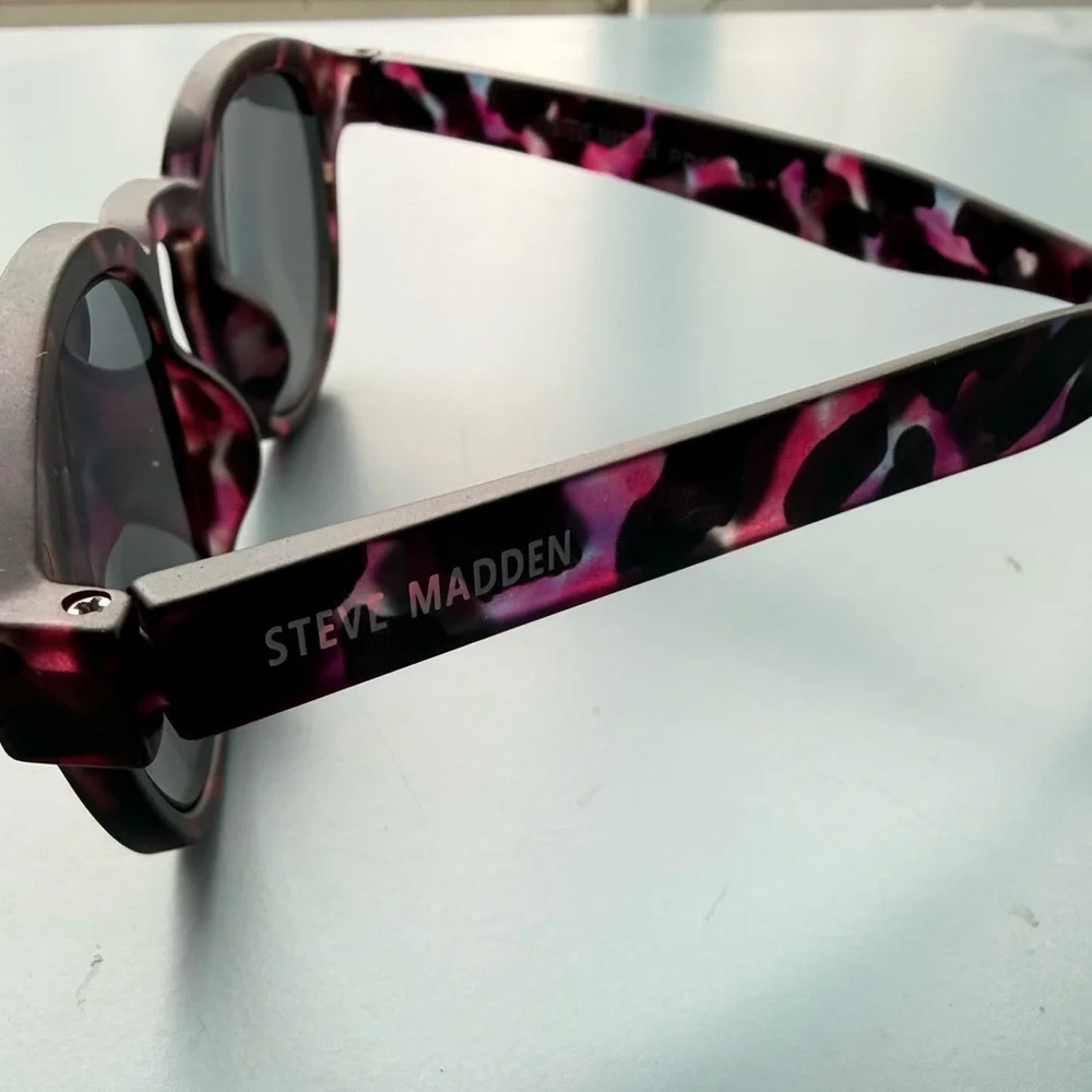 Steve Madden Reading Sunglasses 1.50 Strength Purple Leopard Print